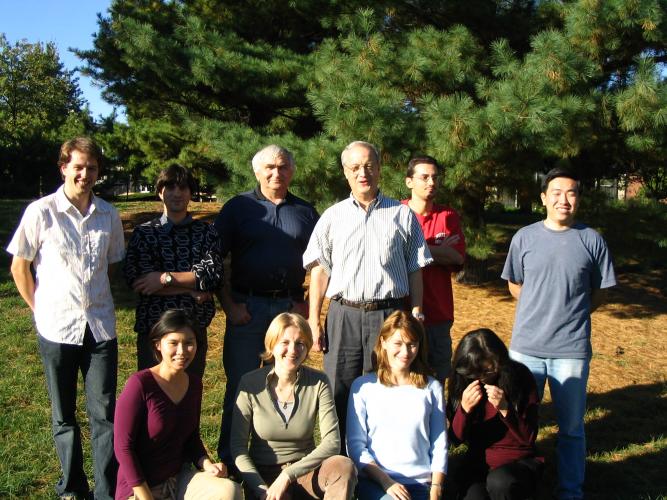 Ted's group. September 2004